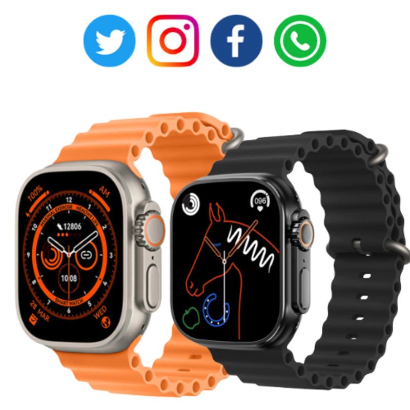 Ultra Smart Watch Esportivo + 2 pulseira